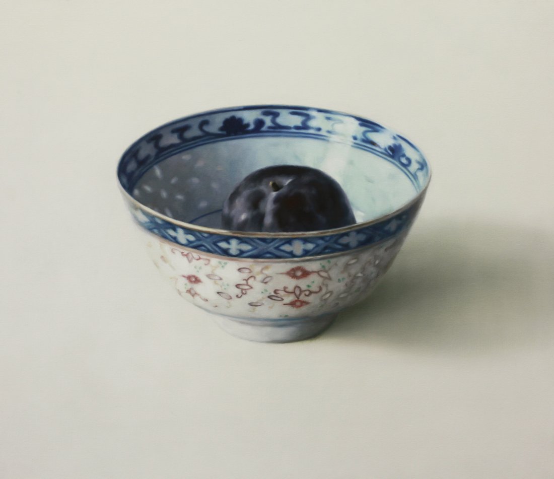 Plum, oil on canvas, 65 x 75 cm