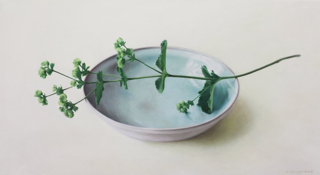 Twig, oil on canvas, 100 x 55 cm