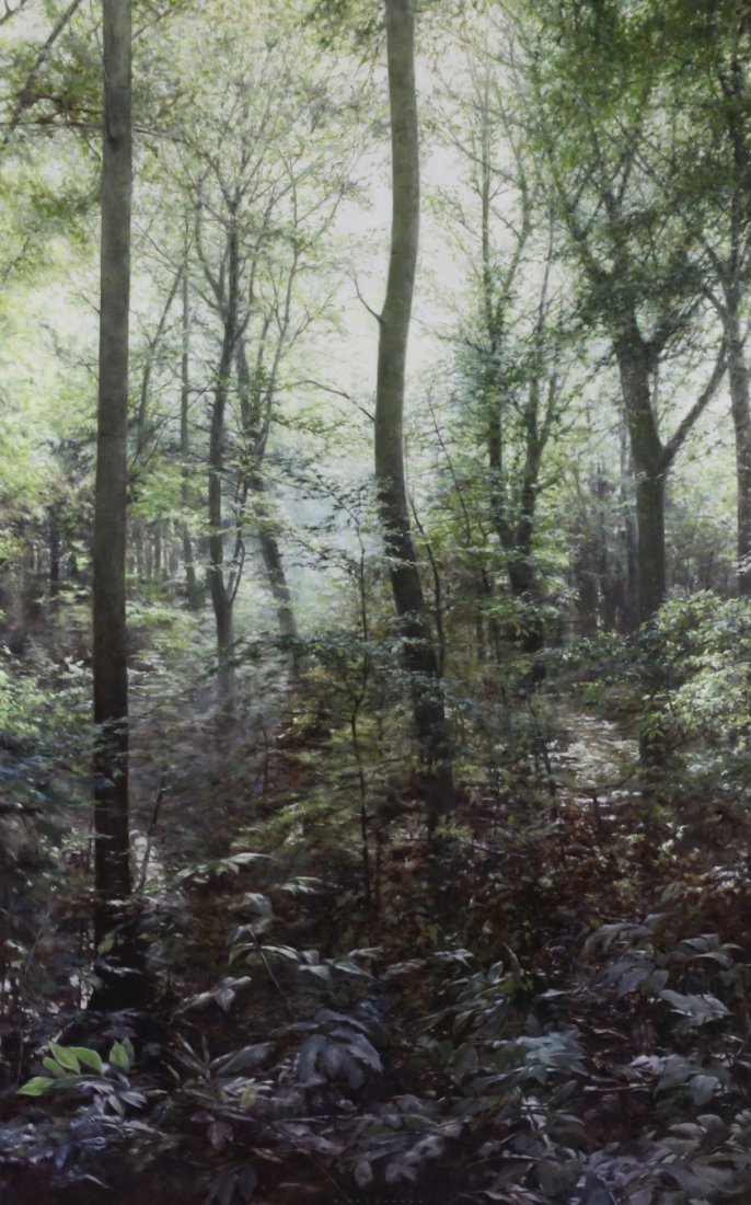  Walk with me, oil on canvas, 160 x 100 cm