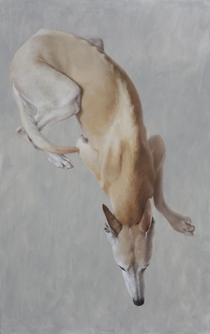 Eos, oil on canvas, 160x100cm